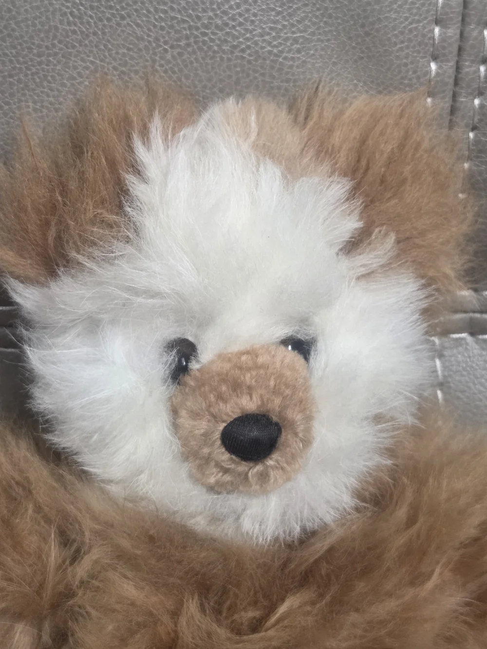 Handmade Peruvian 100% Alpaca Fur Teddy Bear – Ultra Soft Collectible ~ Bin 1F
